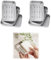 Porta Saponetta in Alluminio,Portasapone da Viaggio,Portasapone Bagno Alluminio,Porta Shampoo Solido,Contenitore Portasapone,Sacchetto del Sapone per Casa,Viaggi,Campeggio,2 Pezzi ﻿