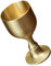 OKUMEYR Brass Wine Glass Wine Chalice King Chalice Cup Chalice Goblet Cup Liqueur Cup Pentagram Chalice Footed Wine Cup Mini Chalice Goblet Altar Cup Wine Goblet Golden Copper Alloy