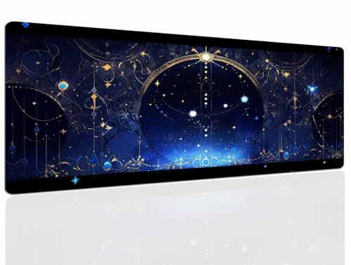 Tapis de Souris Classic, Tapis Souris XXL, 1400x800x4mm Tapis de Bureau Gaming AntidéRapant, Tapis Bureau étanche, sous-Main pour Clavier et Souris, Mouse Pad Mat, pour Gamer, Ordinateur, Pc 233