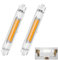 R7S LED 118mm Dimmbar Lampen, 30W R7S LED 118mm Glühbirne Ersatz für 300W Halogen Leuchtmittel, LE D COB Stab Kaltweiß 6000K 3000LM, Kein Flackern, 360°Abstrahlwinkel, 2er Pack