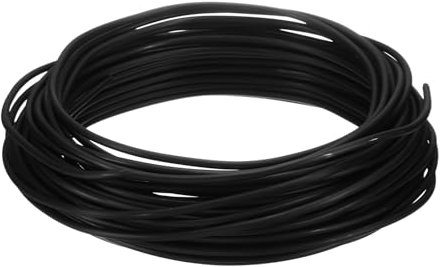 QUARKZMAN 3,5 mm/7 Gauge 3,5 mm anodiserad bonsaitråd i aluminium, flexibel bonsaitråd för trädgård, trädgårdsodling, landskapsarkitektur, plantering, svart