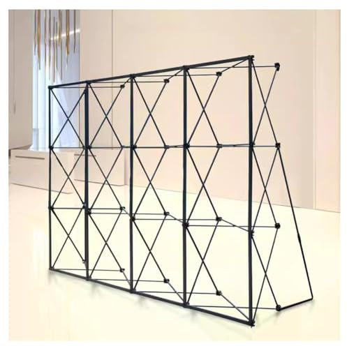 zktoermn Tragbarer Pop Up Display Stand, Klappbarer Messestand, für Ausstellung, Konferenz, Hochzeiten, Partei, Mit Tragetasche(380x305 cm)