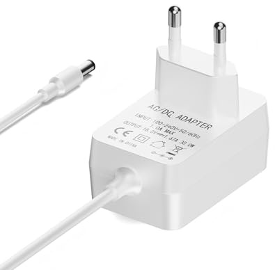 Sanicata 30W Netzteil Ladegerät Ersatz für Echo (3./4. Gen), Echo Show 8/10/15, Echo Plus (2. Gen), Echo Show (2. Gen), 1.5M Netzkabel, Kompatibel mit Alexa-Weiß