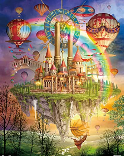 1000 Pieces Puzzles for Adults - Ciro Marchetti - Tarot Town Funny Challenging Jigsaw Puzzle Perfect for Game Nights