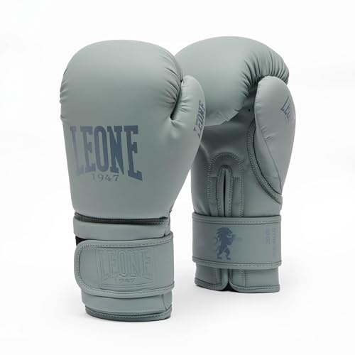LEONE 1947 Guantes DE Boxeo EN Blanco Y Negro, Gris Claro 14 - GN059