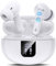 EUQQ Cuffie Bluetooth, Auricolari Bluetooth 5.4 Wireless, 6-7 Ore per Sport Cuffitte Hi-Fi Senza Fili con 6 HD Mics, ANC Cancellazione Rumore CVC 8.0 per iOS e Android, Bianco (2025)