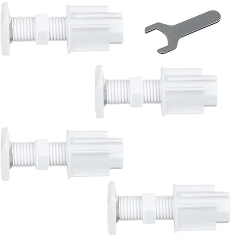 No Drill Blinds for Windows, No Drill Blinds 4PCS Blind Holders with Wrench, Window Blind Nos Drilling, Rental-Friendly Solution for Apartments, Dorms and Temporary Spaces