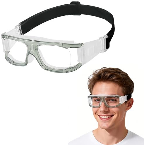 OHAANYY Sportbrille mit Sehstärke, Basketball Fußball Schutzbrille