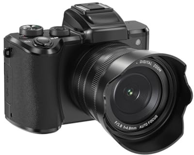 Jnchdghwa Fotocamera Digitale 8K, Fotocamere Autofocus da 88MP con WiFi e Schermo Touch, Fotocamera per Vlogging con Zoom 16X