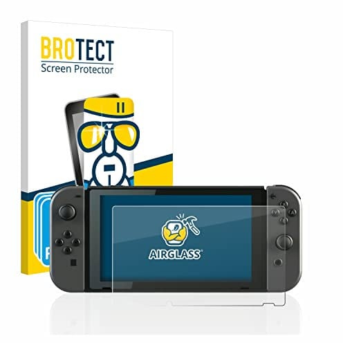 BROTECT Protector Pantalla Cristal para Nintendo Switch Protector Vidrio (3 Unidades) - [Dureza 9H, Anti-Arañazos]