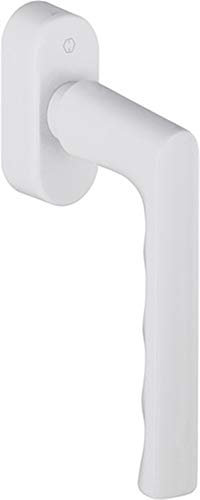 Hoppe 11701353 Fenstergriff Hamburg-Secu Forte, 90°, VK 32-42, weiß,