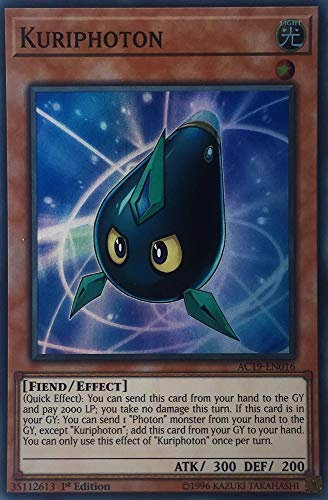 Yu-Gi-Oh! - Kuriphoton - AC19-EN016 - Super Rare - 1. Auflage - Adventskalender 2019