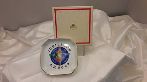 Richard Ginori Piattino Quadrato cm 9 Impero Giubileo 2000