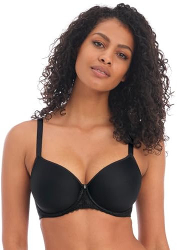 Freya Women's Signature Underwire Spacer T-Shirt Bra, Black, 32F