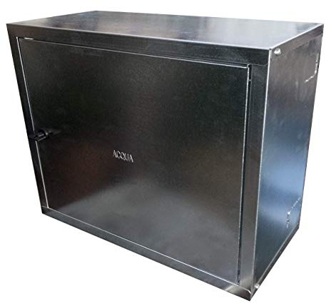 Cassetta in kit per contatore acqua (PUGLIELLI SRL certificata ISO 9001:2015) acciaio zincato 6/10 (40 x 60 x 25)