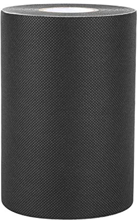 Ruban pour Gazon Artificiel, Auto-Adhésif Bande de Jonction Gazon Synthetique de 15cm x 10m pour Le Jointage de La Fixation du Tapis de Pelouse (Noire)