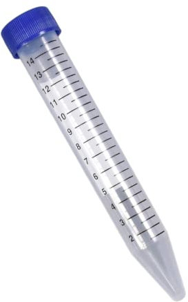 Labsales Lot de 50 tubes de centrifugeuse 15 ml en polypropylène, stériles, résistants à l'eau et aux fuites. Idéal pour échantillons de laboratoire. Disponibles en lots de 50 et 500