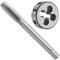 Aceteel Jeu de tarauds et filières métriques M7 x 1,0 gauche, M7 x 1 mm, filetage M7 x 1 mm en alliage d'acier