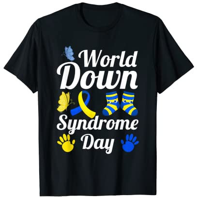 Down Syndrom 2023 Socken Welt Down Syndrom Tag T-Shirt