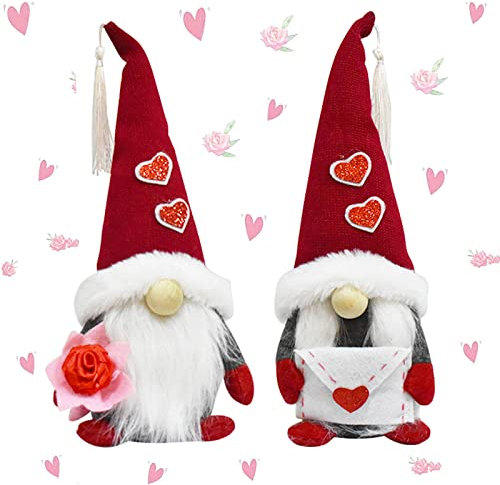 Puppe Umschlag Puppe Gesichtslos Valentinstag Zwerg Geschenk Home Tag Dekoration Tischdeko Liebe Weihnachten Schreibtisch Zubehör Tumblr Blau (A, One Size)