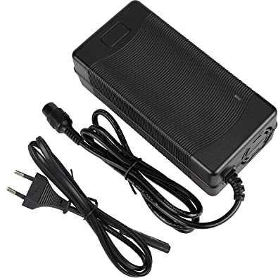 MotuTech Ladegerät für Kugoo M4 Elektroroller, 54,6 V, 2 A, 48 V, 2 A, Li-Ion, Lithium