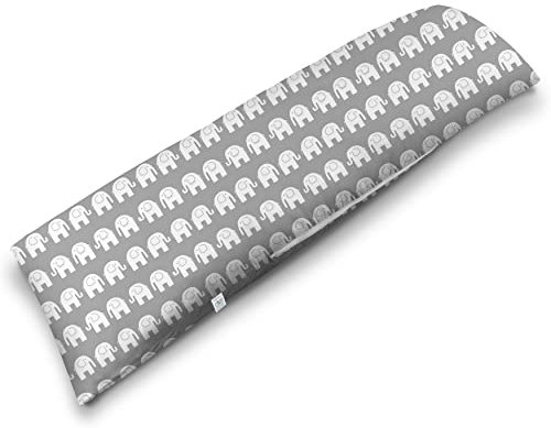 ekmTRADE Seitenschläferkissen 40x145cm Langkissen ergonomisches Schlafkissen, erholsamen Schlaf optimale Druckentlastung, Körperanpassung, für Schwangere, Stillende & Allergiker (18, Kissen mit Bezug)