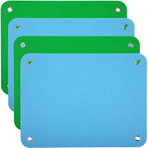 Yunsailing 4 Pcs Felt Story Board Stories for Kids Classroom, Blue, Green