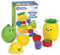 Learning Resources Früchtefreunde-Matroschka „Große Gefühle“, 9-teilig, Sozio-emotionales Spielzeug für Kleinkinder, Sensorikspielzeug, Sprechtherapie-Materialien, Spielzeug-Ananas, ab 18 Monaten