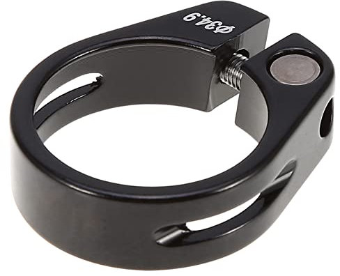 Fahrrad Sattelklemme 34.9mm, Aluminium Sattelstütze Klemme Schnellspanner Sattelstützenklemme Fahrradsattel Halterung Universell Befestigung Schelle, für Kerzensattelstütze Rennrad Sattelstütze