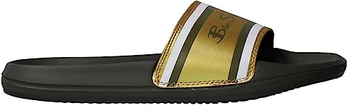 Ben Sherman Weston Slide Mens Slip On Flip Flop Sliders Sandals BS21202 Khaki, 11 UK