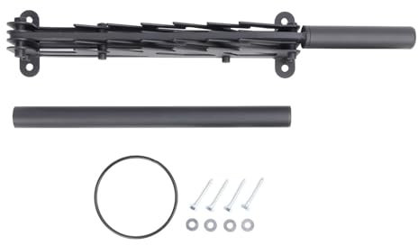 Wall Mounted Kindling Splitter High Carbon Steel Detachable Powerful Wall Mounted Log Splitter Perfect for Home Use Make Splitting Wood Easy (Black)