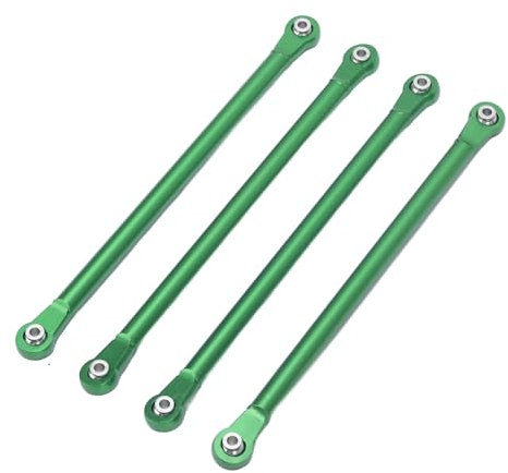 Dilwe 4-teiliges RC-Oberaufhängungsglieder-Set für LOSI LMT 4WD RC-Car – Verbessert die Leistung und Sorgt für Stabilität (Green)