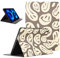 Foonary Funda para iPad Air 5th Gen(2022)/iPad Air 4th Gen(2020) 10,9, Ultra Slim PU Cuero Flip Carcasa con Función Soporte Suave TPU Plegable Folio Antichoque Cover Case para iPad Air 5th/4th,Smile