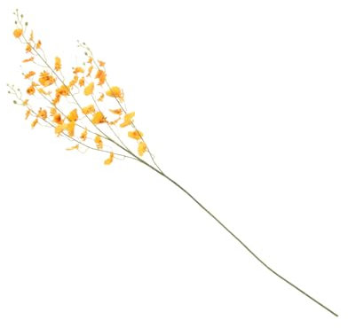 TOPPERFUN Realistische Deko Orchidee aus Kunststoff und Seide Moderne Dekoration Künstliche Orchidee mit Langem Stiel für Hochzeitsfeier und Raumgestaltung