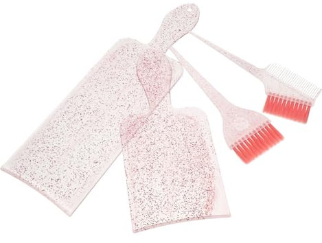 Healeved Färbeset für Strähnchen Haarfarbe Haarfärbepinsel Strähnenbrett Kamm Bürste Friseurzubehör für Salon und Zuhause