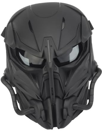 WRITWAA Maske Schutzmaske Kostüm Dekorative Kostümmaske Science Fiction Maske Atmungsaktive Maske Cosplay Maske Verstellbare Dekorative Maske Vollmaske Film Requisite