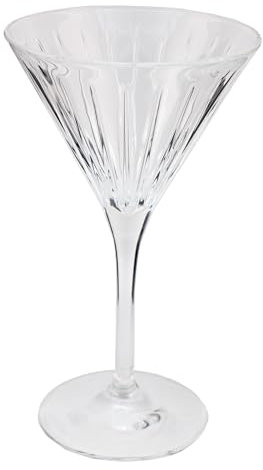 RCR Timeless 1580-1092 Juego de seis copas Martini, copas de Coctel, aspecto de cristal, con Relieve Atemporal 255 Ml aprox