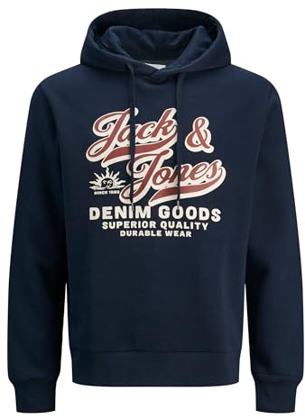 JACK & JONES Male Kapuzenpullover Logo Kapuzenpullover