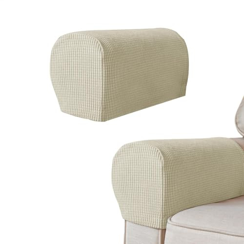 Generisch Couch Arm Covers, Soft Armrest Cover, 2X Washable Couch Armchair Slipcovers, Furniture Armrest Protector Cover for Home, Studio, Comfortable Arm Rest Covers for Sofa, Furniture Protection