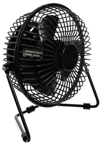 SWOOMEY Mini Ventilateur Portable Avec Affichage De La Température Et Horloge Led Pour Bureau Maison Dortoir