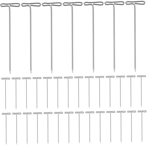 HAWILLOSCH 100stücke Förmige Stifte Aus Metall Blockierstifte Für Täglichen Gebrauch Praktische Nähnadeln Wiederverwendbare Stifte Kompakte Nähzubehör Verschleißfeste Blockiernadeln