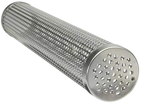 Round Grill Tubes Outdoor Camping Mesh Tubes Generators Stainless Barbecue Pellet Smokers Kitchen Utensils