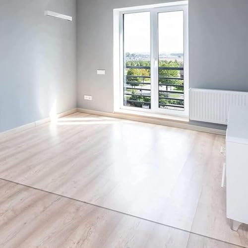 Protector De Corredor De Piso De Plástico De Vinilo Transparente, Felpudo De Entrada De Pasillo Transparente Antideslizante Almohadilla Protectora De Alfombra De Pelo Bajo, Imp, 1mm, 80x200cm