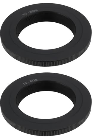 Create idea 2 x T/T2 Objektivadapter kompatibel mit Canon EOS EF DSLR 760D/50D/600D/1100D Objektiven