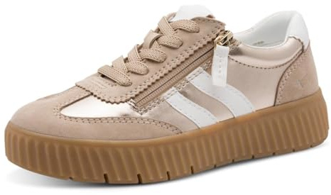 Tamaris Wide FIT Sneaker Materialmix Leder/Textil/Synthetik H-Weite