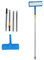 Ceiling Paint Roller with Drip Guard, Adjustable Long Handle Reusable Rolling Paint Brush for Window Door Garden Garage
