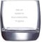 Regalo para hombres personalizable: Vaso de whisky grabado con el texto que tú quieras (Vaso de whisky con texto)