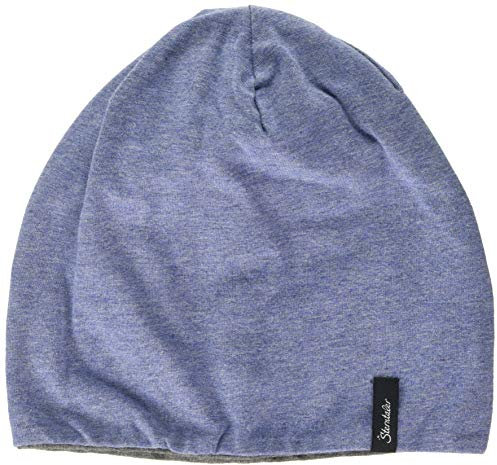 Sterntaler Wende-Slouch-Beanie für Mädchen und Jungen, Alter: 18 Monate, Größe: 49, Farbe: Jeans mel., Art.-Nr.: 4001922
