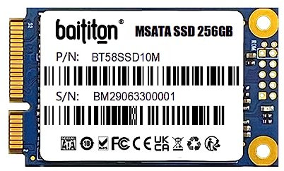 BAITITON MSATA III 256GB SSD Internal Solid State Drive