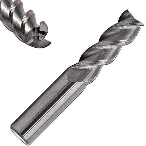 Corintian VHM Alufräser, Ø 1-12mm, Dreischneidrig, Vollhartmetall, für Aluminium, Kunststoff, etc. (10mm)